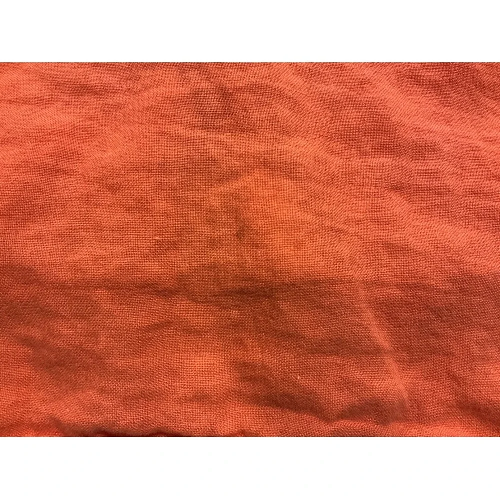 VTG Banana Republic Shirt Mens L Coral 100% Irish Linen Short‎ Sleeve Casual